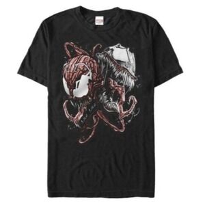 Marvel‎ Venom vs Carnage Graphic T-Shirt Mens 2XL Black Anvil by Gildan Cotton